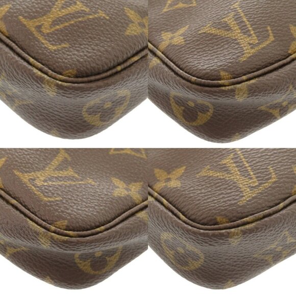 LOUIS VUITTON Brown Monogram Pochette Pouch - Picture 5 of 11